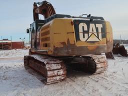 Caterpillar hydraulic excavator, model 336E, s/n HBZY00283, 2011, stick 12