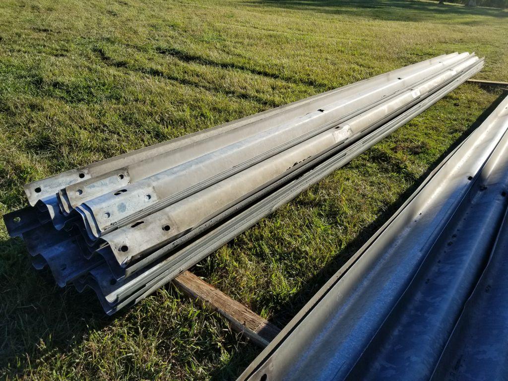 150 FT OF GUARDRAIL (6 PIECES/ 25 FT PER PIECE)