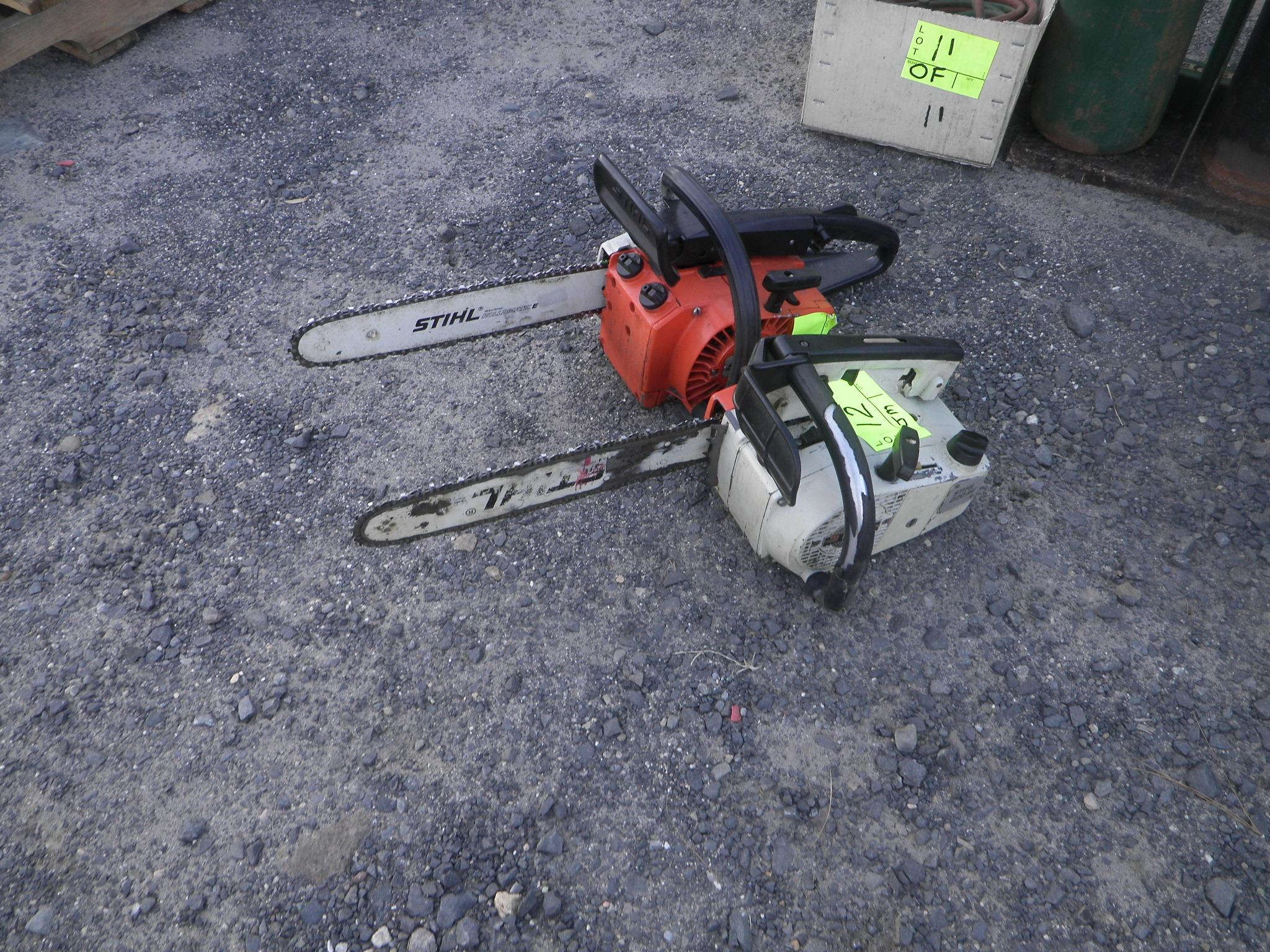 (2) STIHL Chainsaws