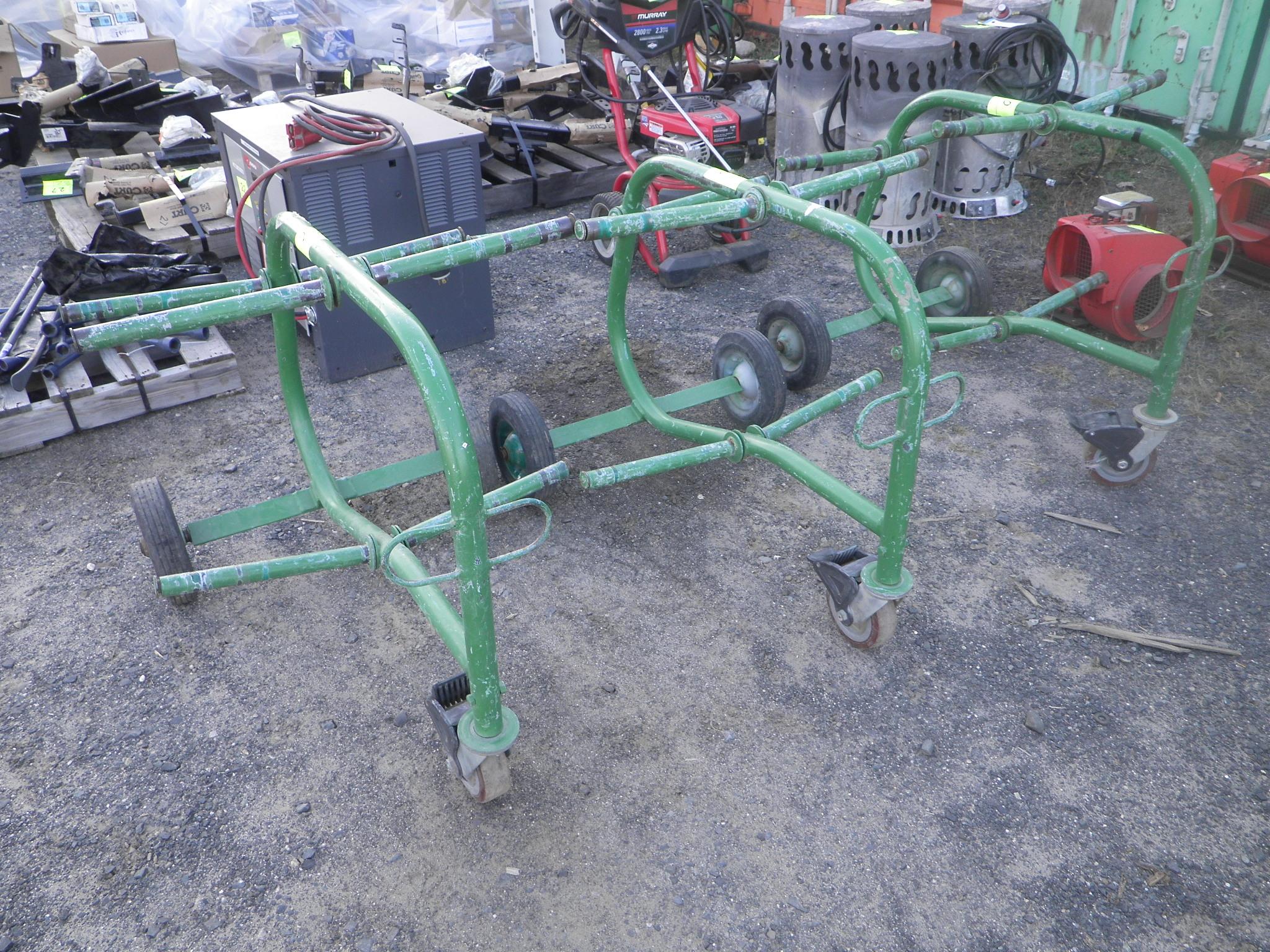 (3) Wire Carts