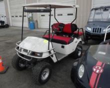 EZGO Electric Golf Cart w/Lift Kit & Off Road Tires