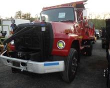 1984 FORD L8000 Dump Truck   w/plow   auto   CAT 3208 s/n:A31288