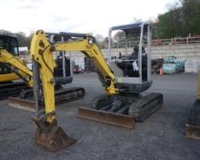 WACKER NEUSEN EZ28 Hyd Excavator w/Bucket   Blade   ROPS   Rubber Tracks