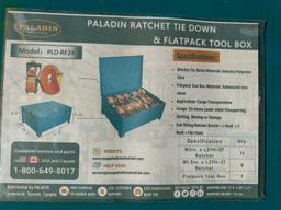 New! PALADIN RATCHET TIE DOWN & FLATPACK TOOL BOX