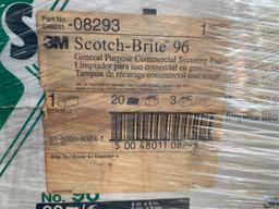 LOT OF SCOTCH BRITE, new, (144) boxes of 6" x 9" pads, (20) per box (Located at: P & M Machine,