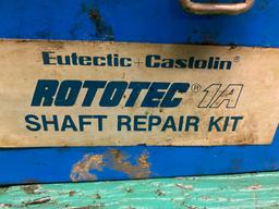 SPRAY WELDING SHAFT REPAIR KIT, EUTECTIC CASTOLIN ROTOTEC 1A, S/N 67102 (Located at: P & M Machine,