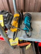 LOT CONSISTING OF: Dewalt 4-1/2" angle grinder, Makita angle drill (Located at: Warehouse One, 13991