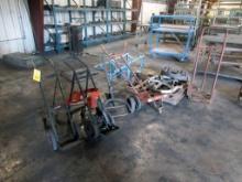 LOT CONSISTING OF: assorted drum roller carts & drum dollies (Located at: American National Carbide,