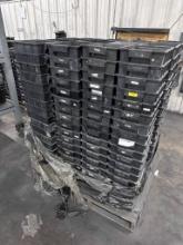 LOT OF (3) PALLETS OF PLASTIC STACKABLE BOXES 12" X 10" X 3" (Located at: American National Carbide,