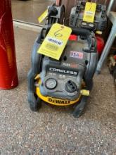 AIR COMPRESSOR, DEWALT, cordless battery pwrd, 2.5 gal., 135 psi (Located at: Warehouse One, 13991