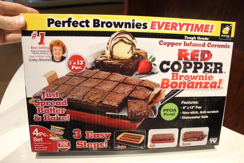 Red Copper Brownie pan