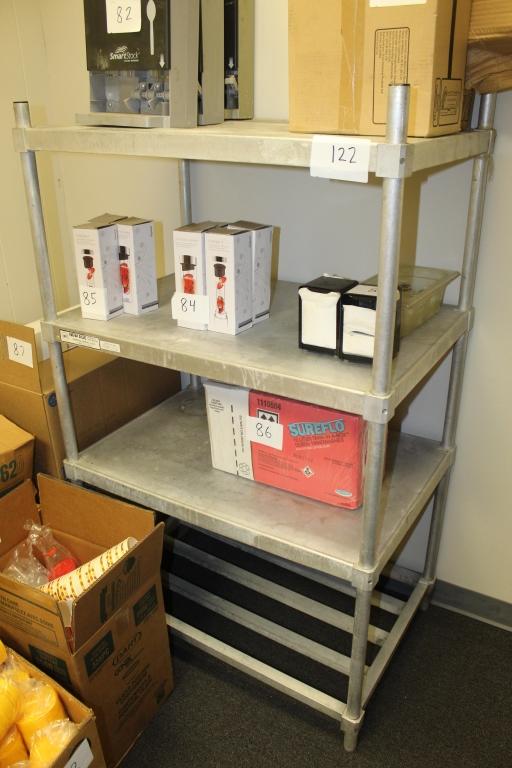 Aluminum Shelving Unit