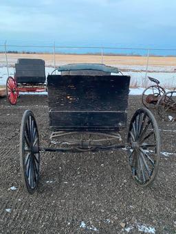 3 Seat Democrat Horse Drawn Carriage