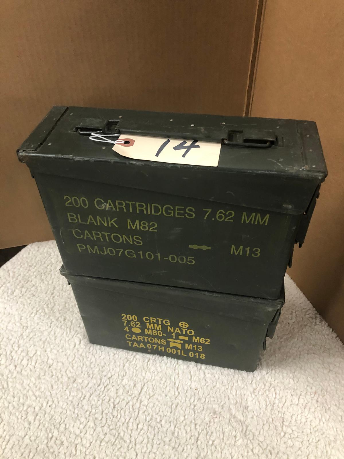 TWO 7.62 AMMO CANS