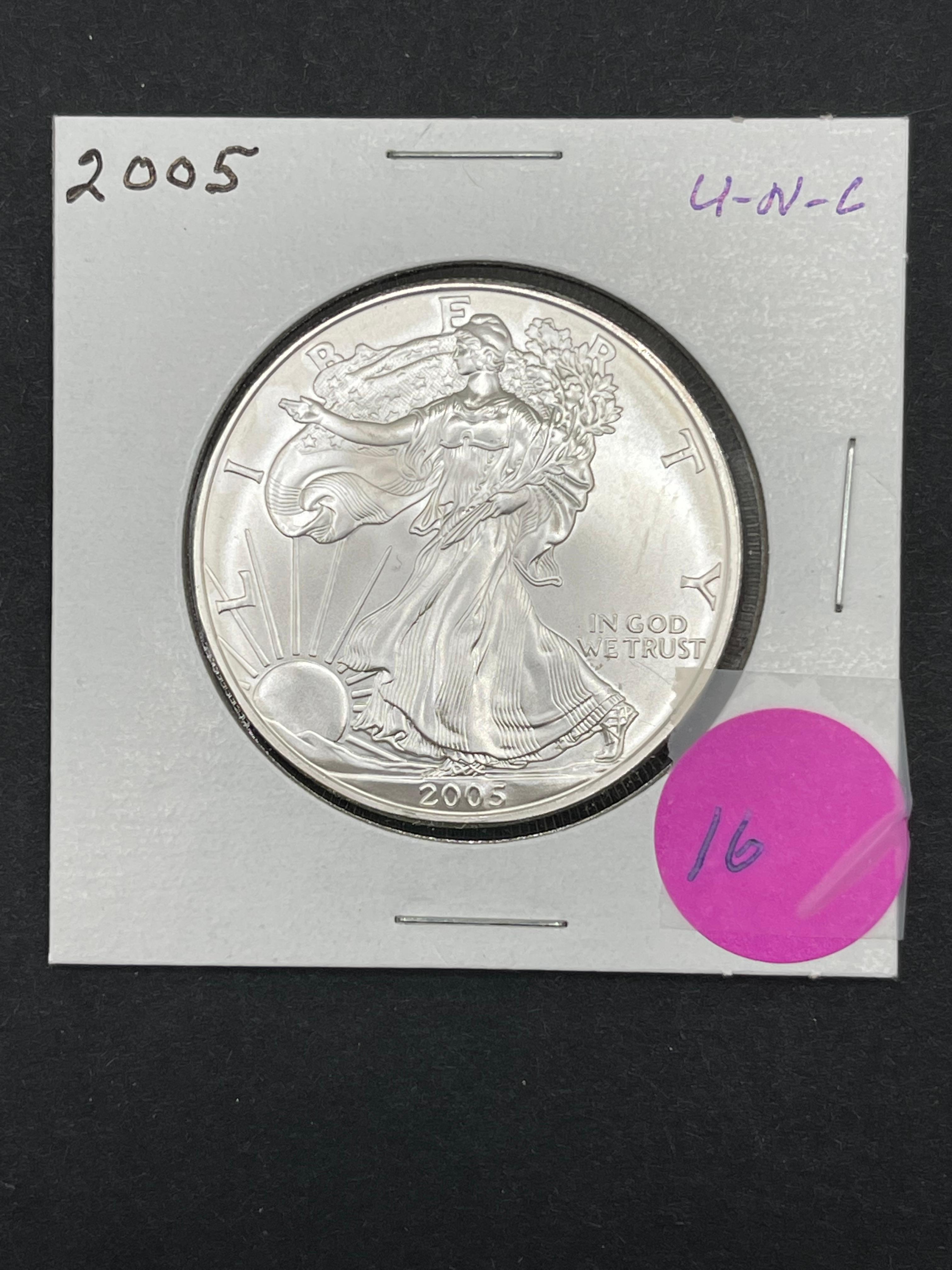 2005 Silver Eagle unc.