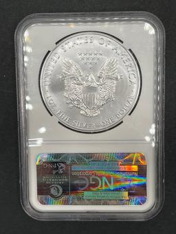 2011 Silver Eagle MS70, NGC Grade Early Releases