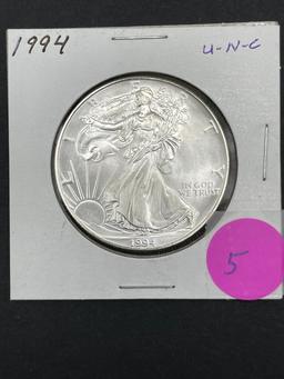 1994 Silver Eagle unc.