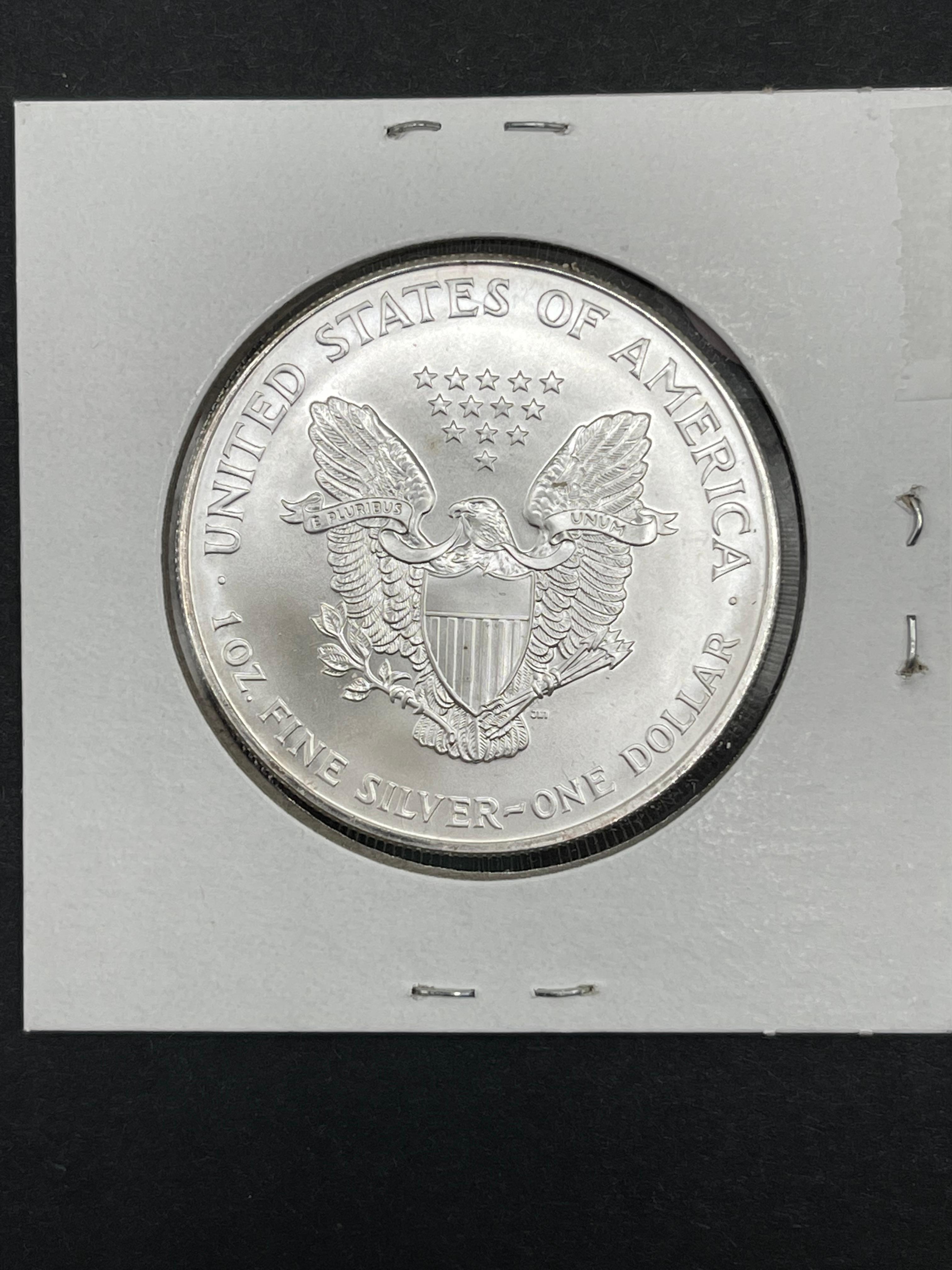 1998 Silver Eagle unc.