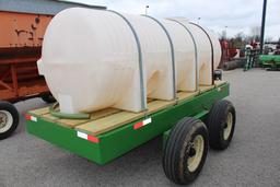 1050-gallon Tank On Trailer