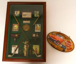 Golf and Cigar wall art