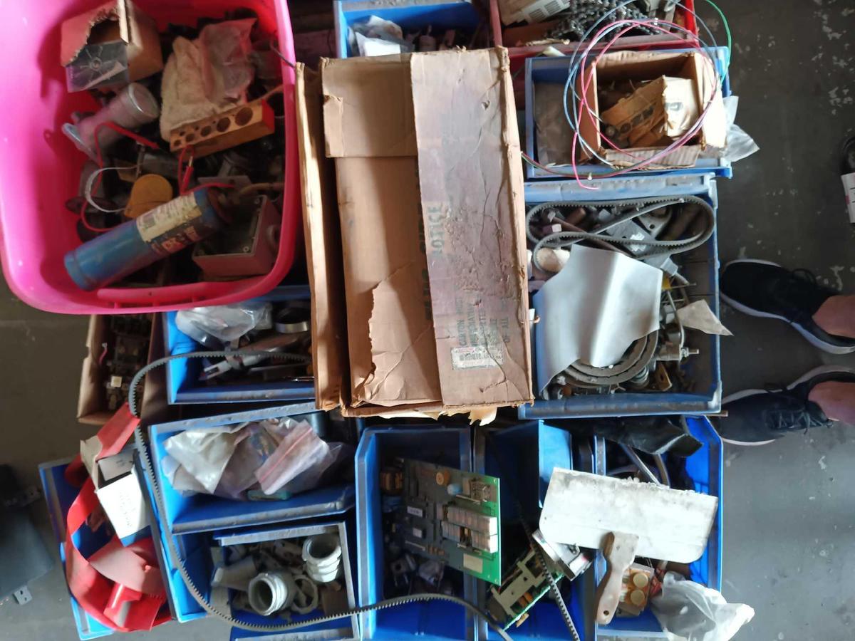 pallet of electrical supplies