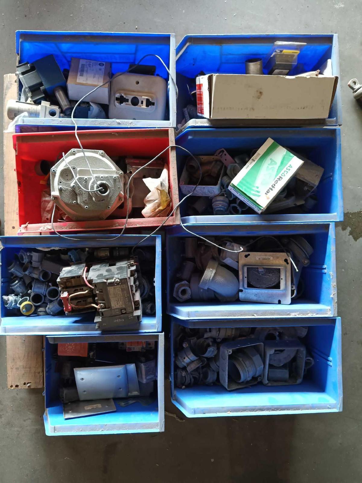pallet of electrical supplies