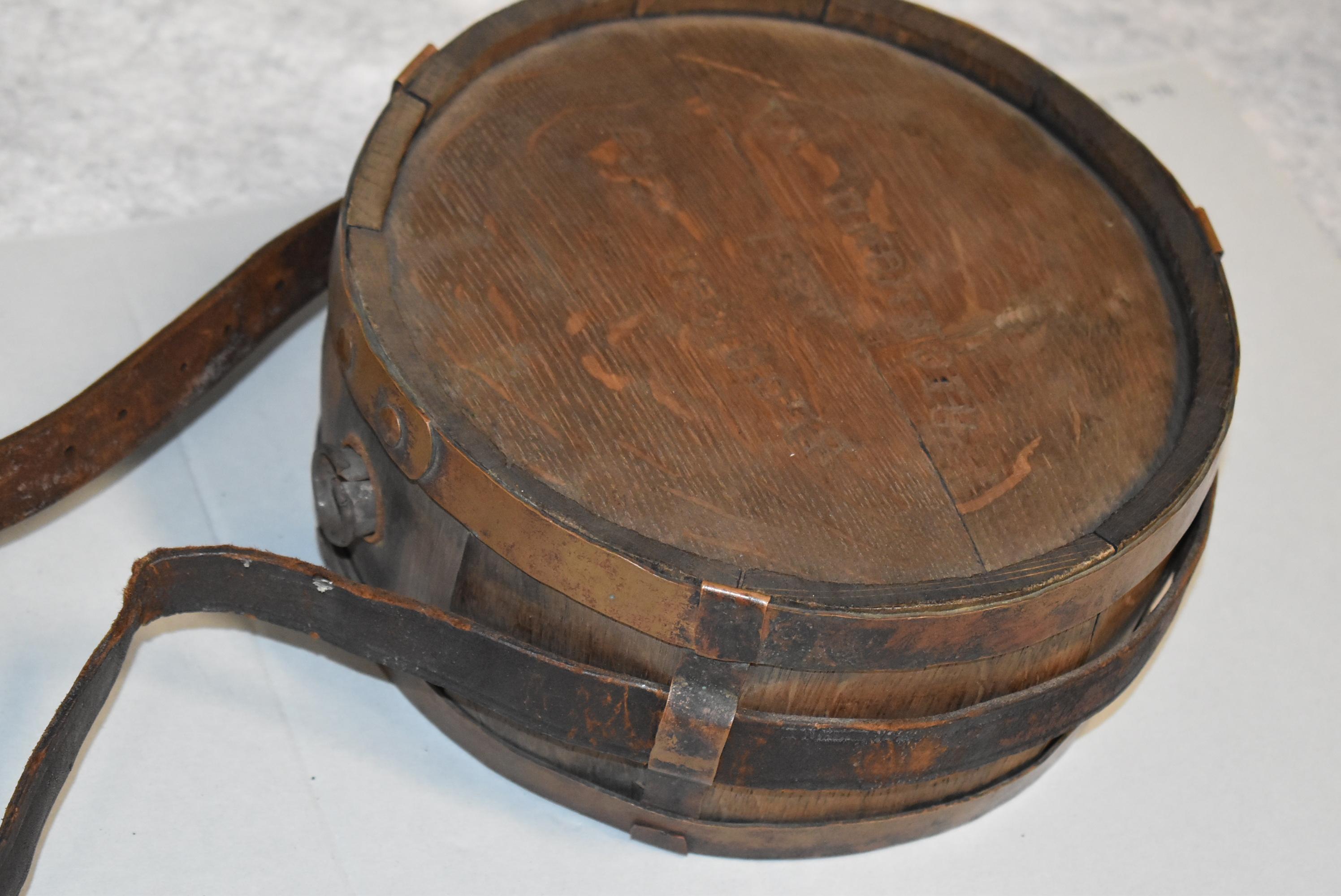 Reproduction wooden Confederate canteen