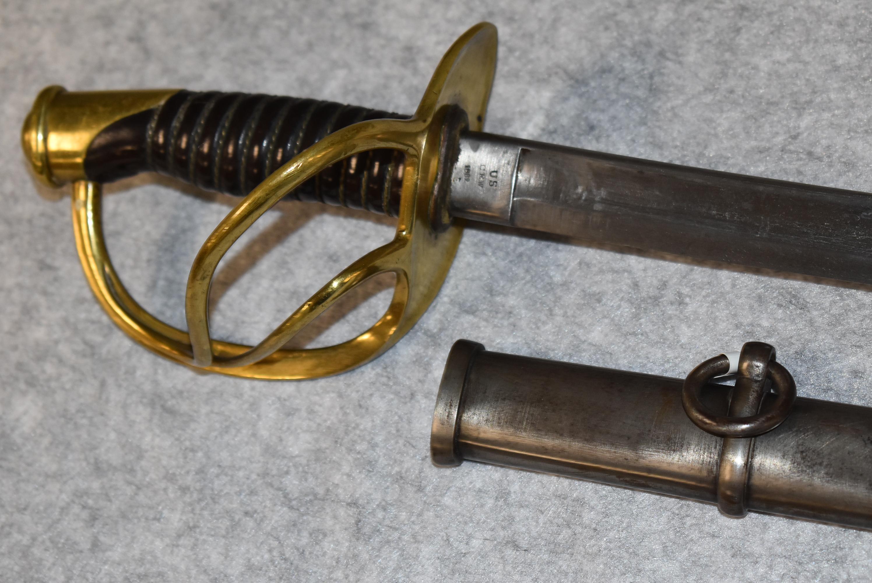 M1860 Cavalry saber and scabbard