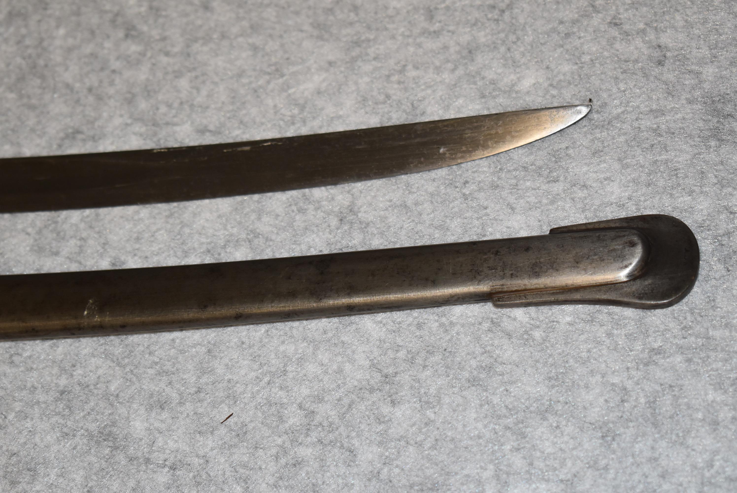 M1860 Cavalry saber and scabbard