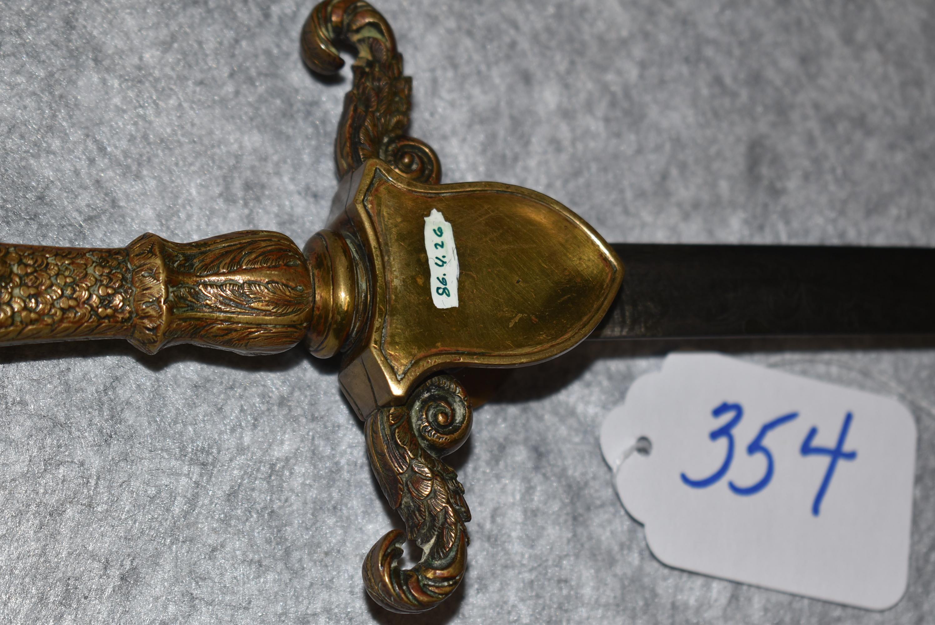 M1840 Medical Officer's sword and scabbard