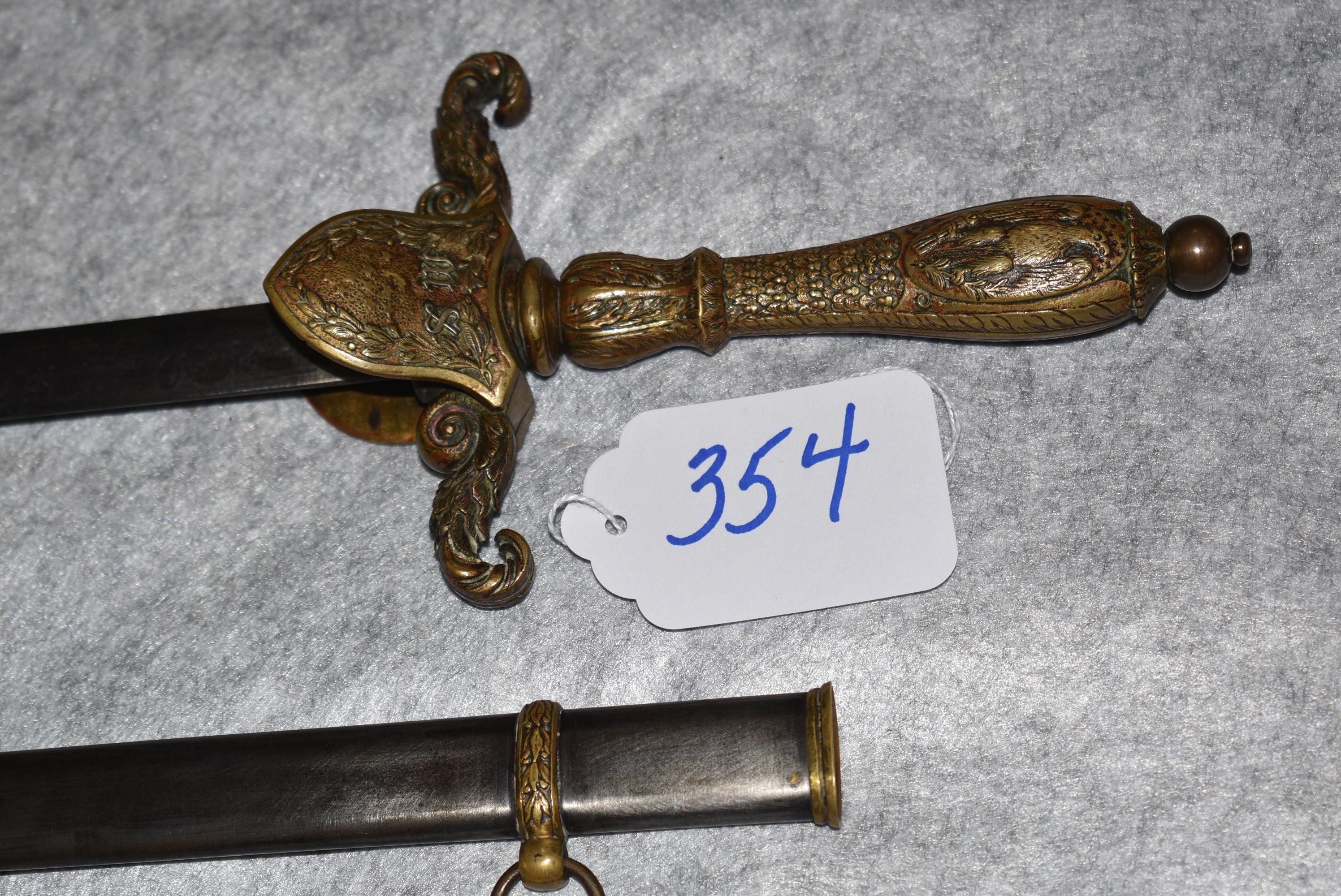 M1840 Medical Officer's sword and scabbard