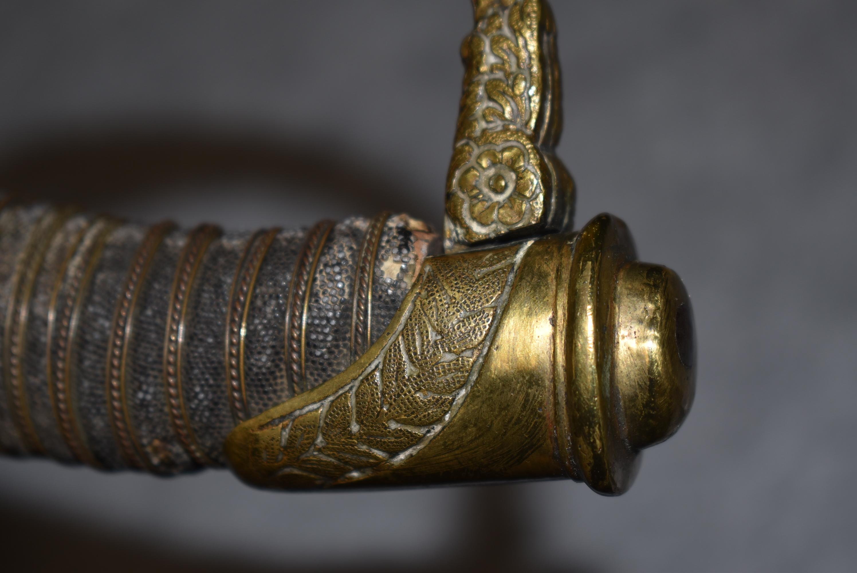 M1840 cavalry officer’s saber and scabbard