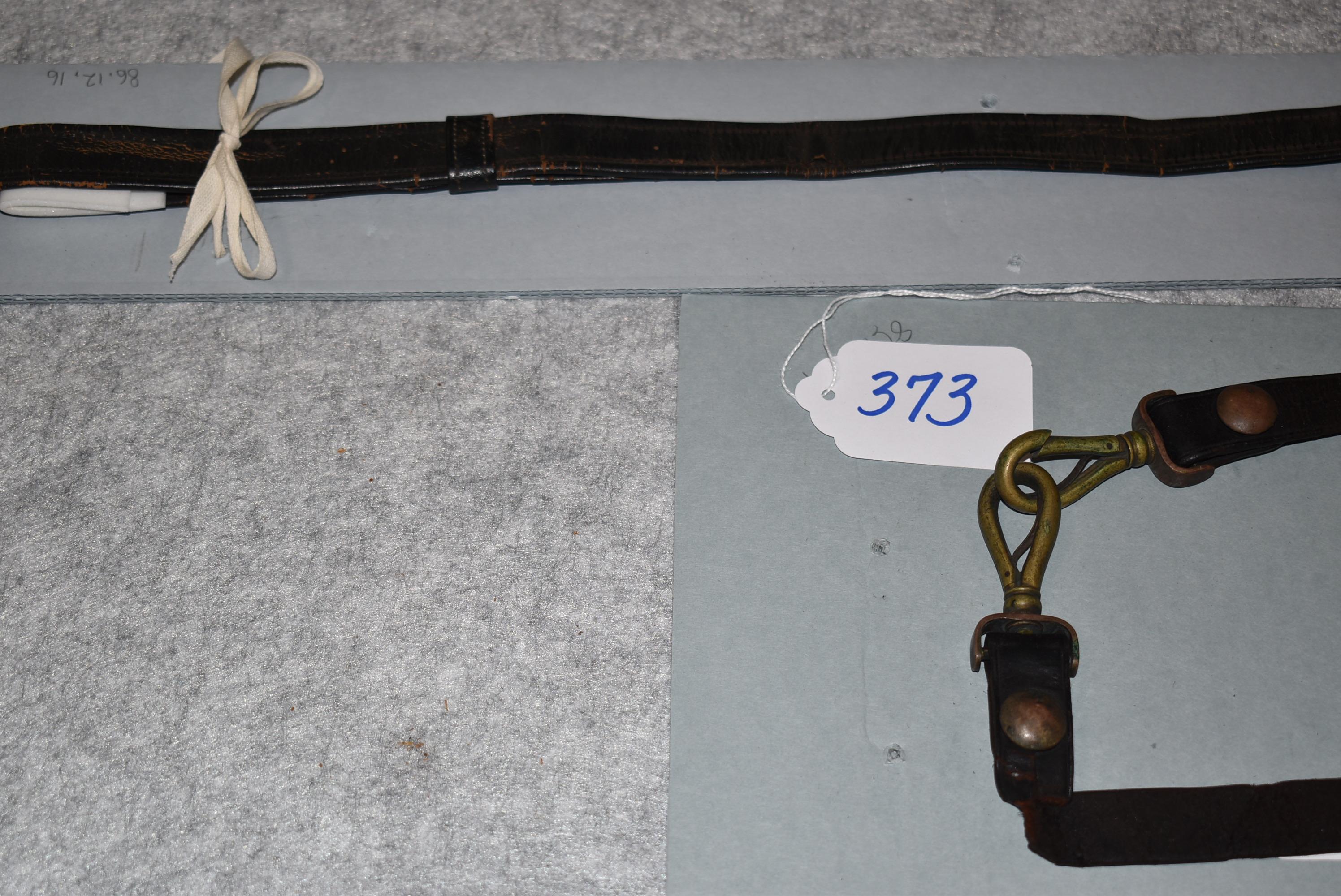 Sword belt shoulder belt & Remnants of leather Sword Strap
