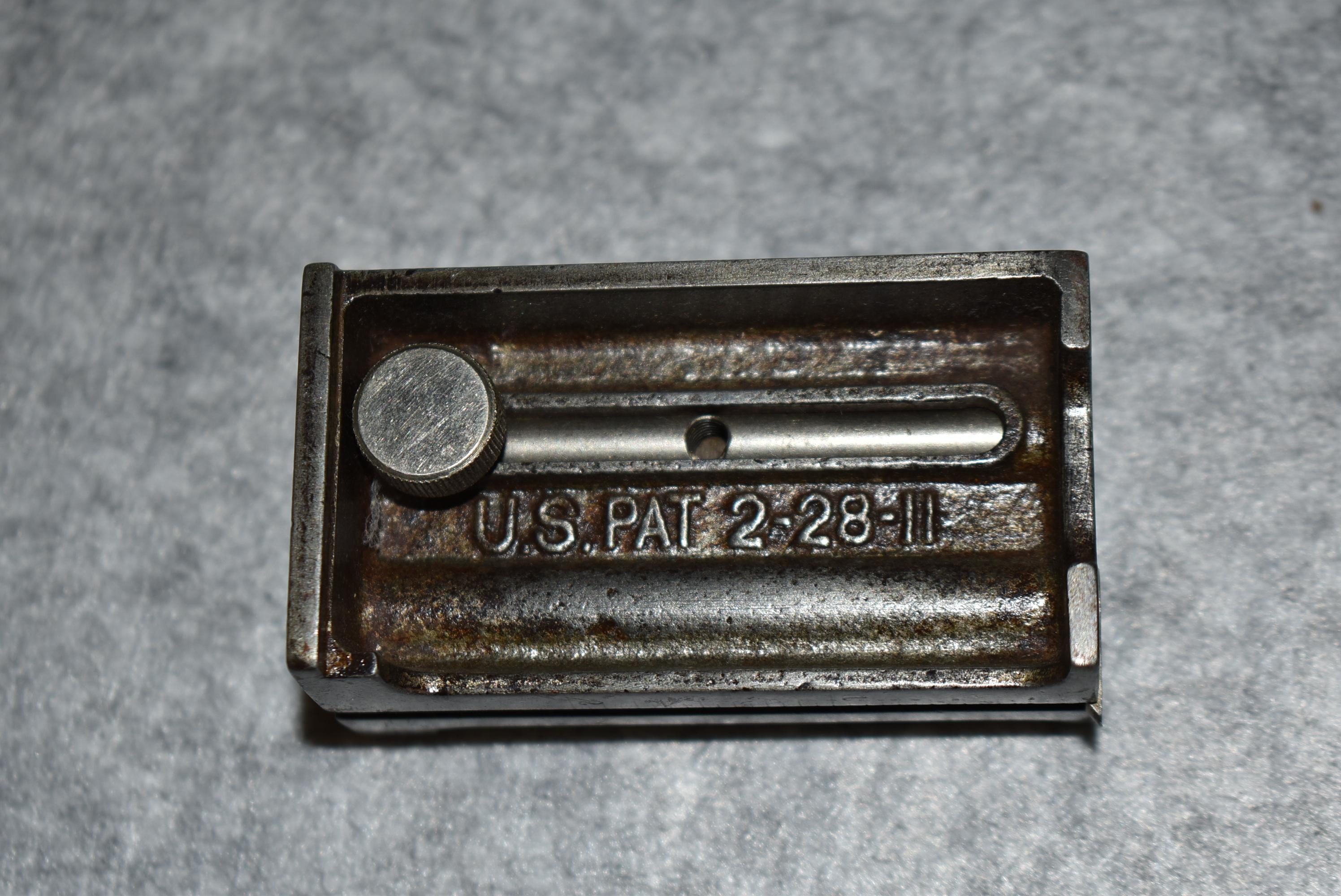 Winchester – No. 9779 Butt Gauge – Pat. Date 2-28-11