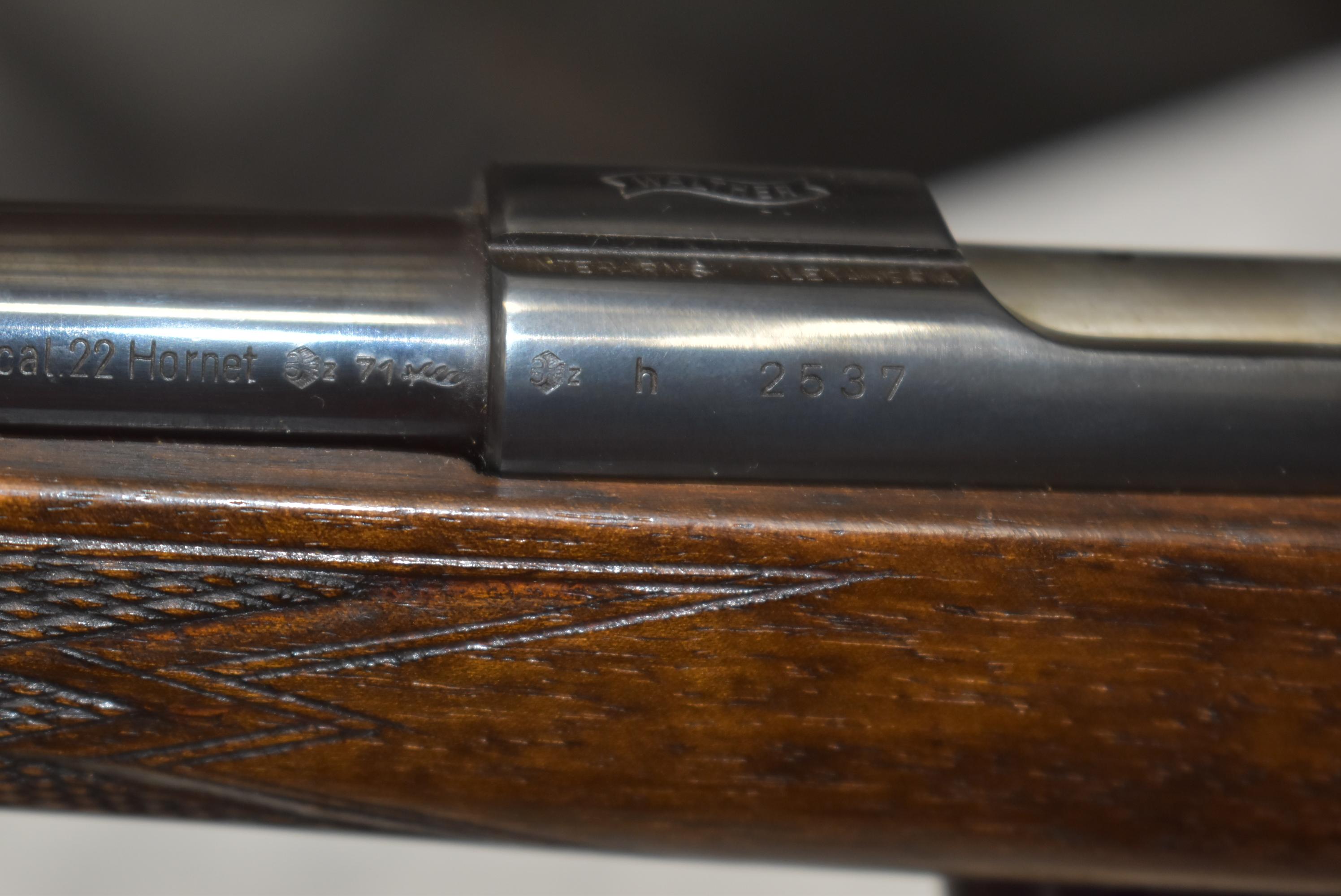 Walther – Mod. Sportwaffenfabrik – 22 Hornet Cal. Bolt Action Rifle