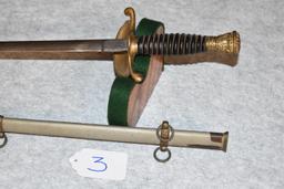 U.S. Model 1860 Pattern Staff Officer’s Sword – w/Scabbard