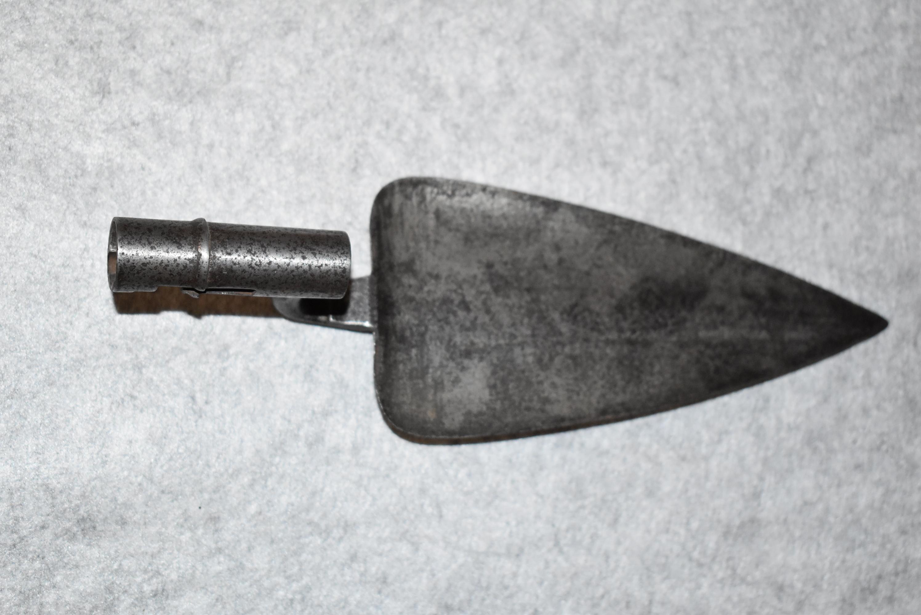 U.S. Mod. 1873 Trowel Bayonet for Mod. 1873 Trapdoor Rifles – w/Leather Scabbard