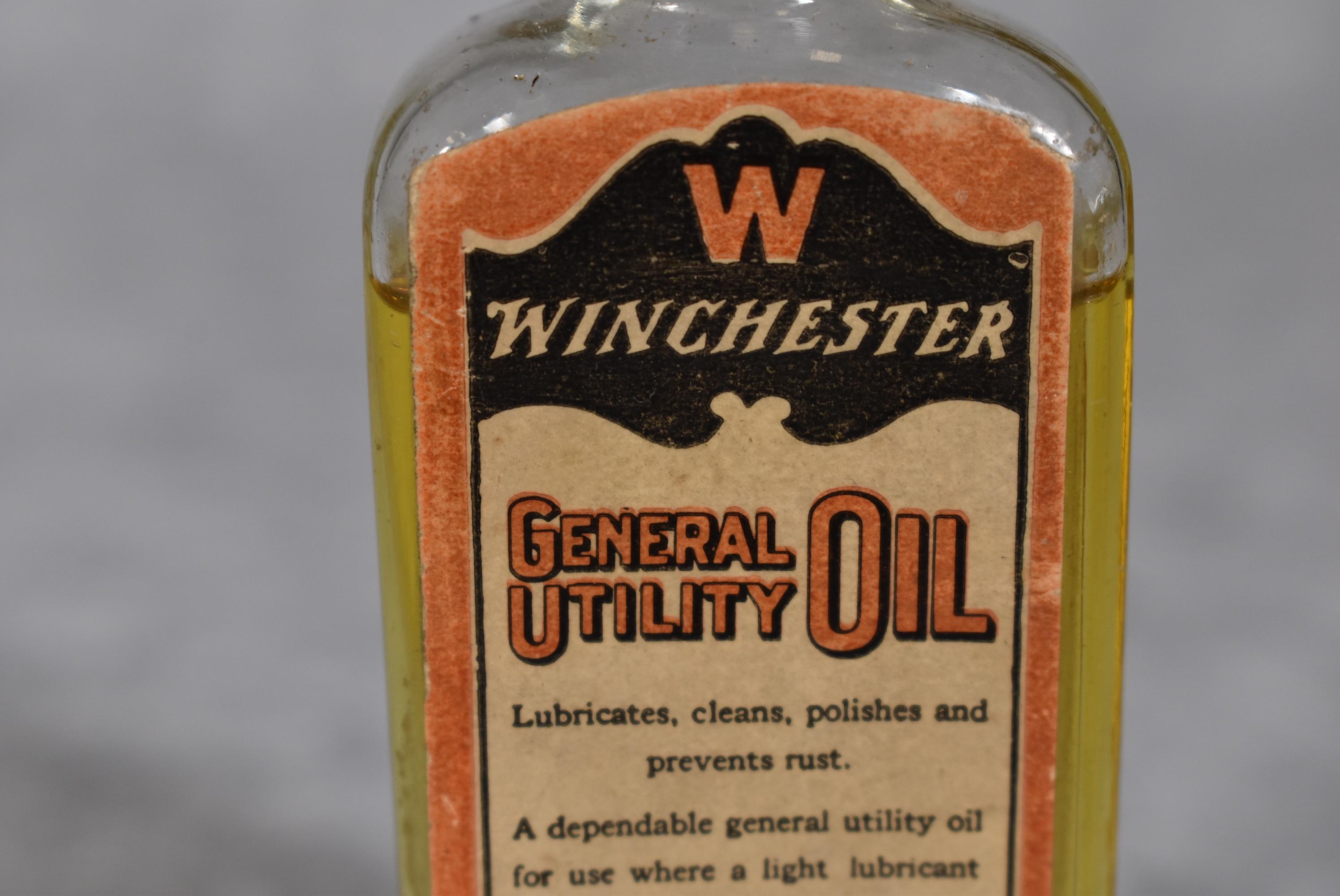Winchester – 4½” Cork Top Bottle of General Utility Oil
