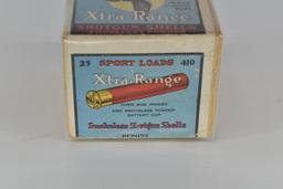 Sears Roebuck and Co. – Xtra-Range – 410ga. Sport load Empty 2 pc. BOA Excellent Color, WTOC