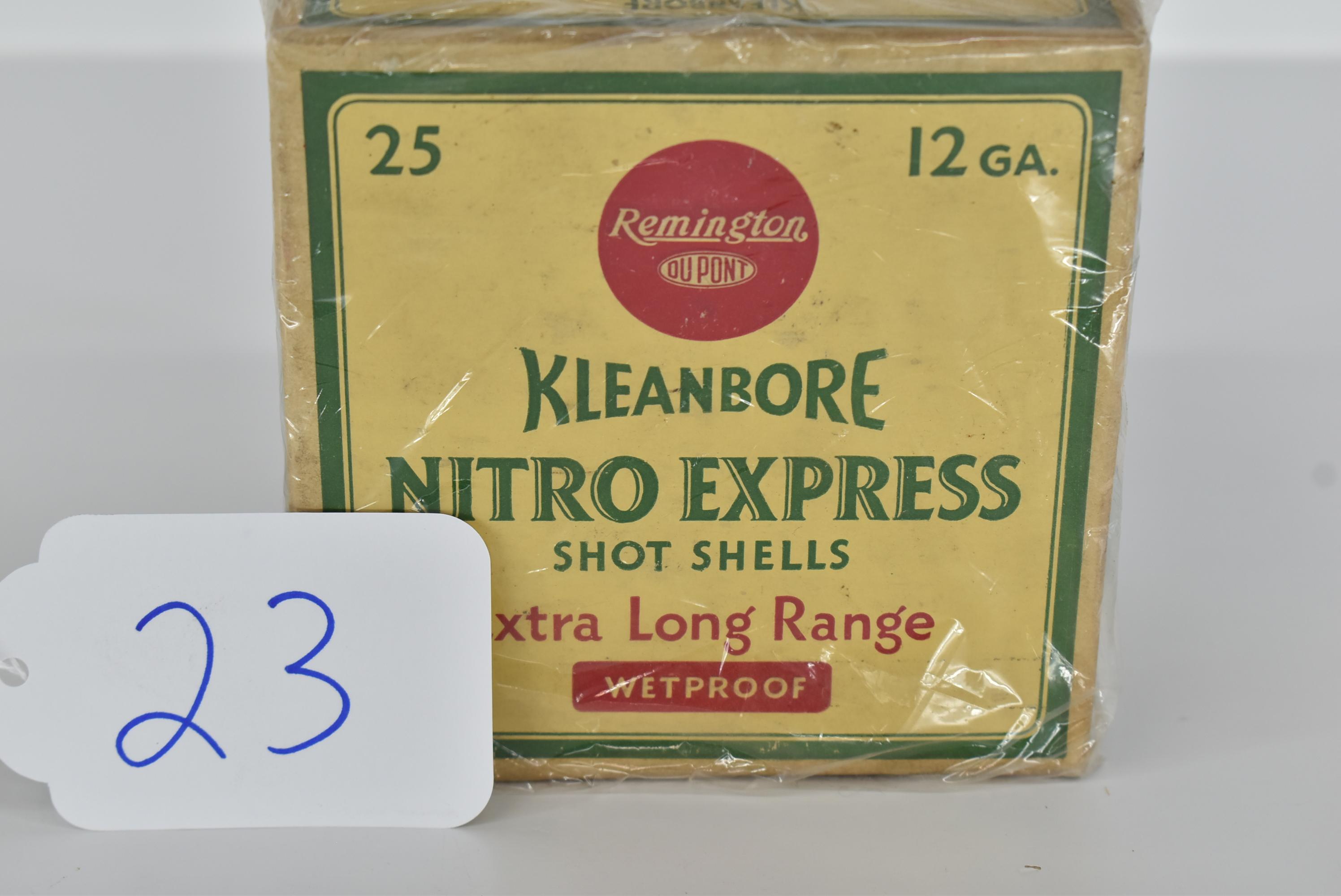 Remington – Nitro Express – 12ga. 4 Shot BOA, Good Color, AFF, WTOC