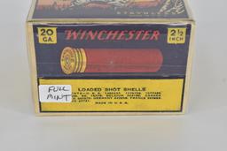 Winchester – Ranger Dog Box – 20ga. 7 ½ Shot Mint BOA, Excellent Color, AFF, WTOC