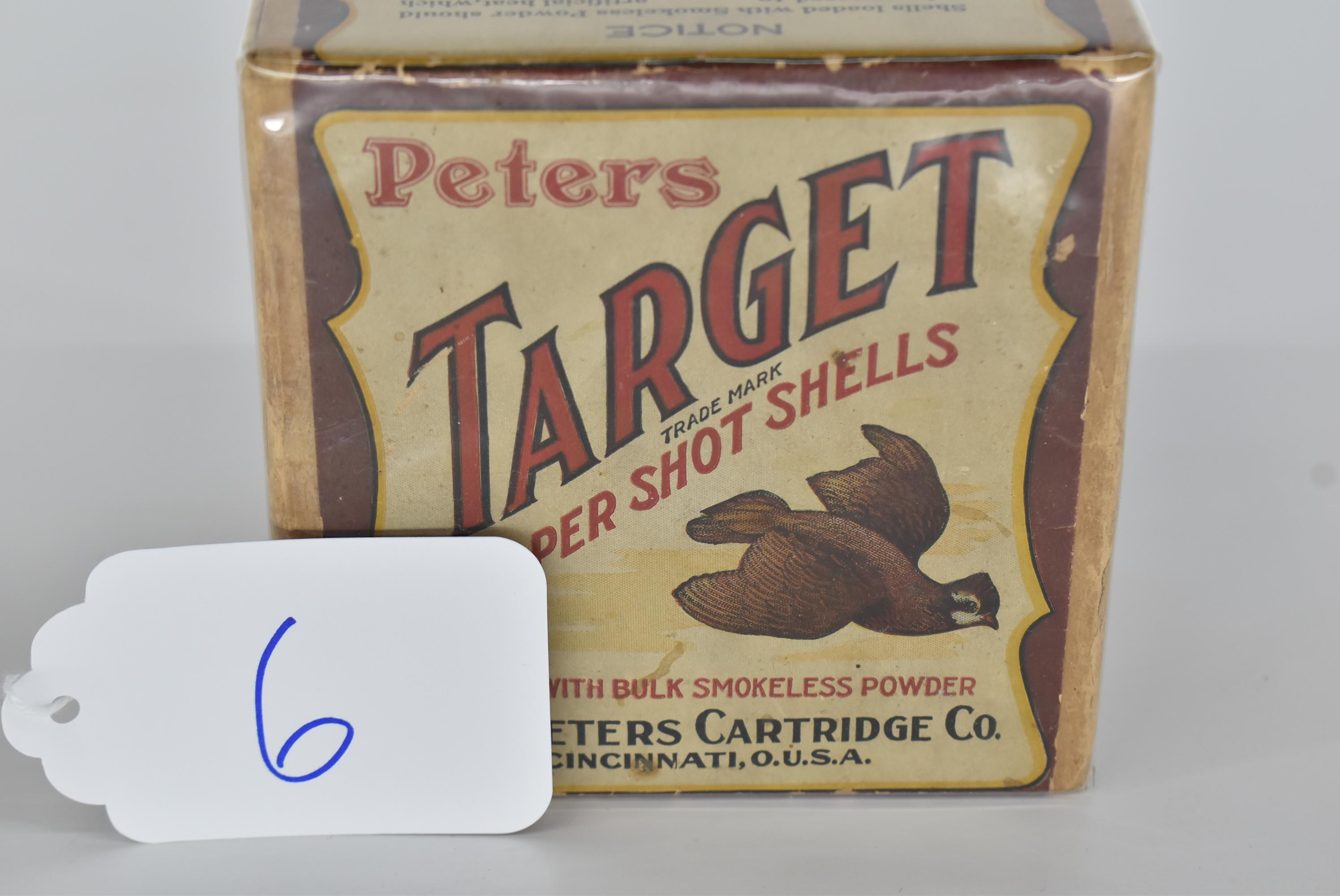 Peters – “Target” – 12ga. 7 ½ Shot 2 pc. BOA, Great Color, AFF, WTOC