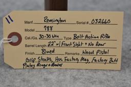 Remington – Mod. 788 – 30-30 Win. Cal. Bolt Action Rifle