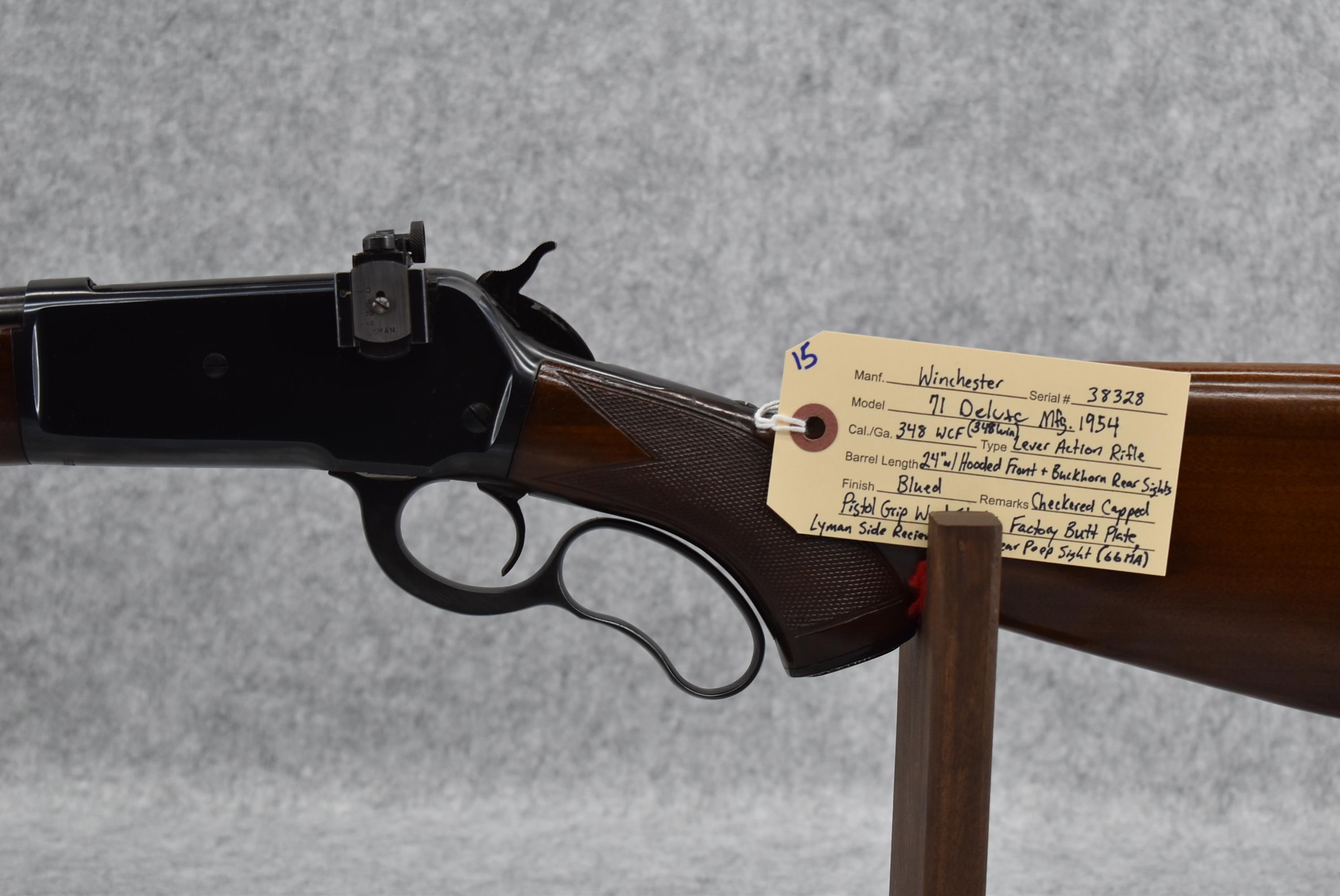Winchester – Mod. 71 Deluxe 348 WCF (348 Win.) Cal. Lever Action Rifle