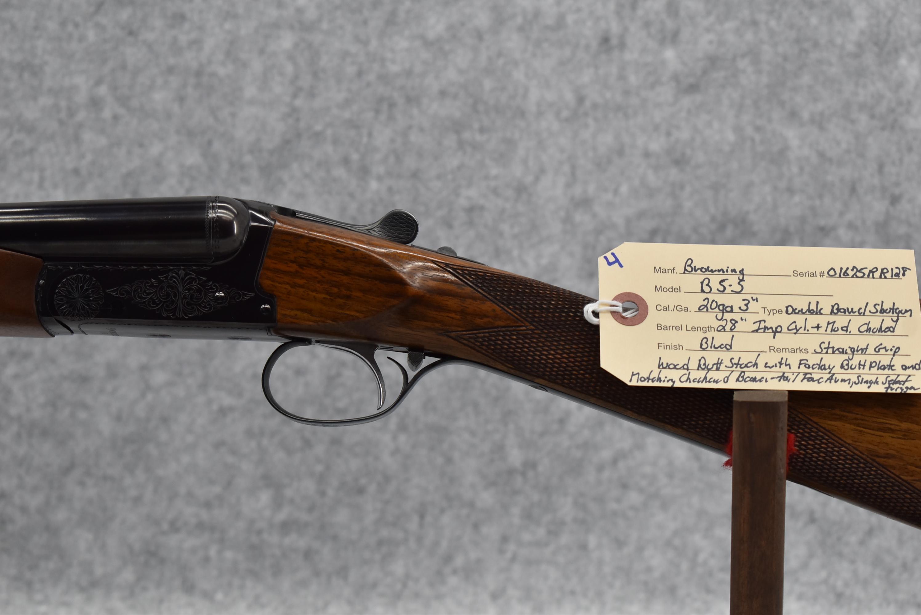 Browning – Mod. BS-S – 20ga. 3” Double Barrel Shotgun