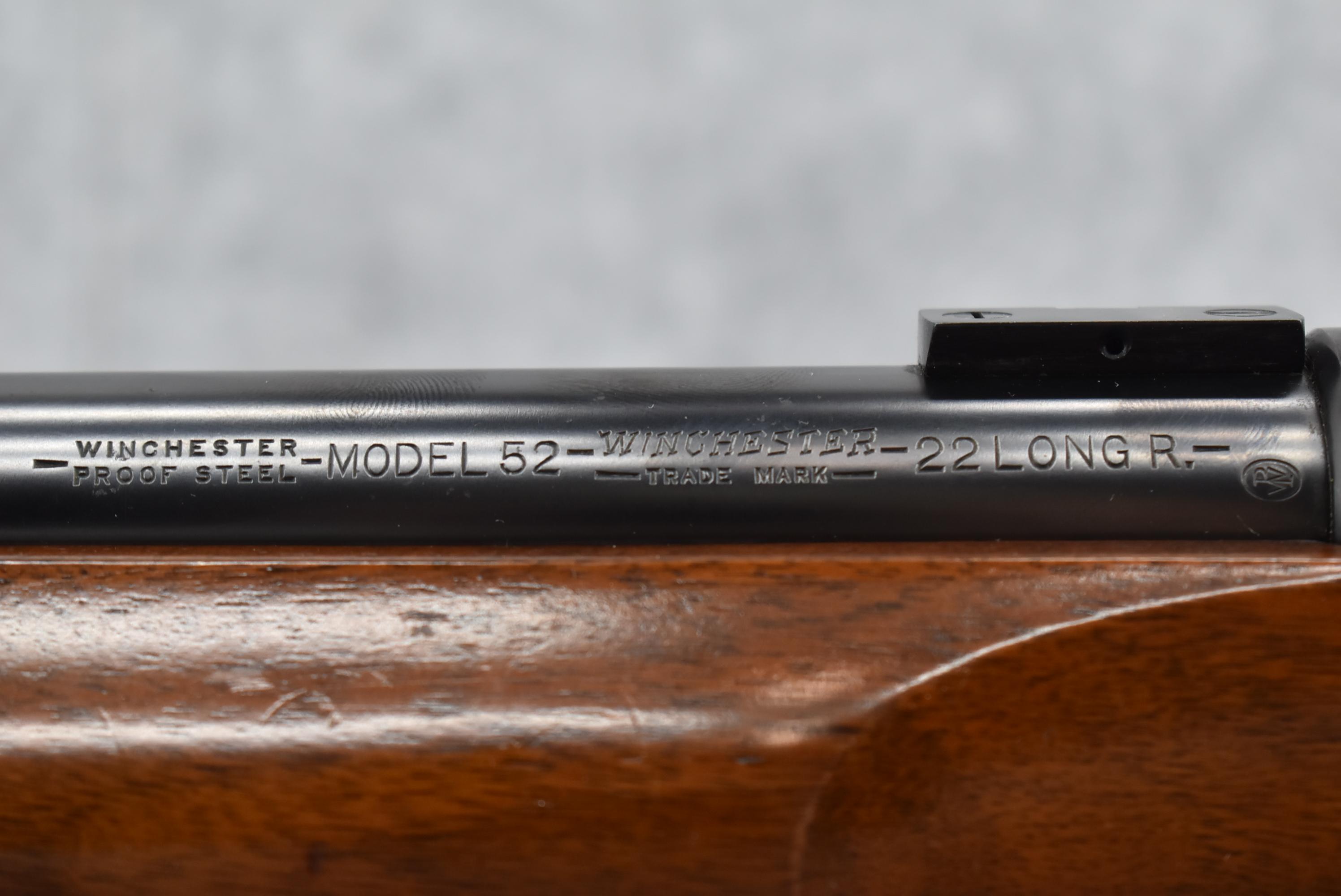 Winchester – Mod. 52 B Target – 22 Long Rifle Cal. Bolt Action Rifle