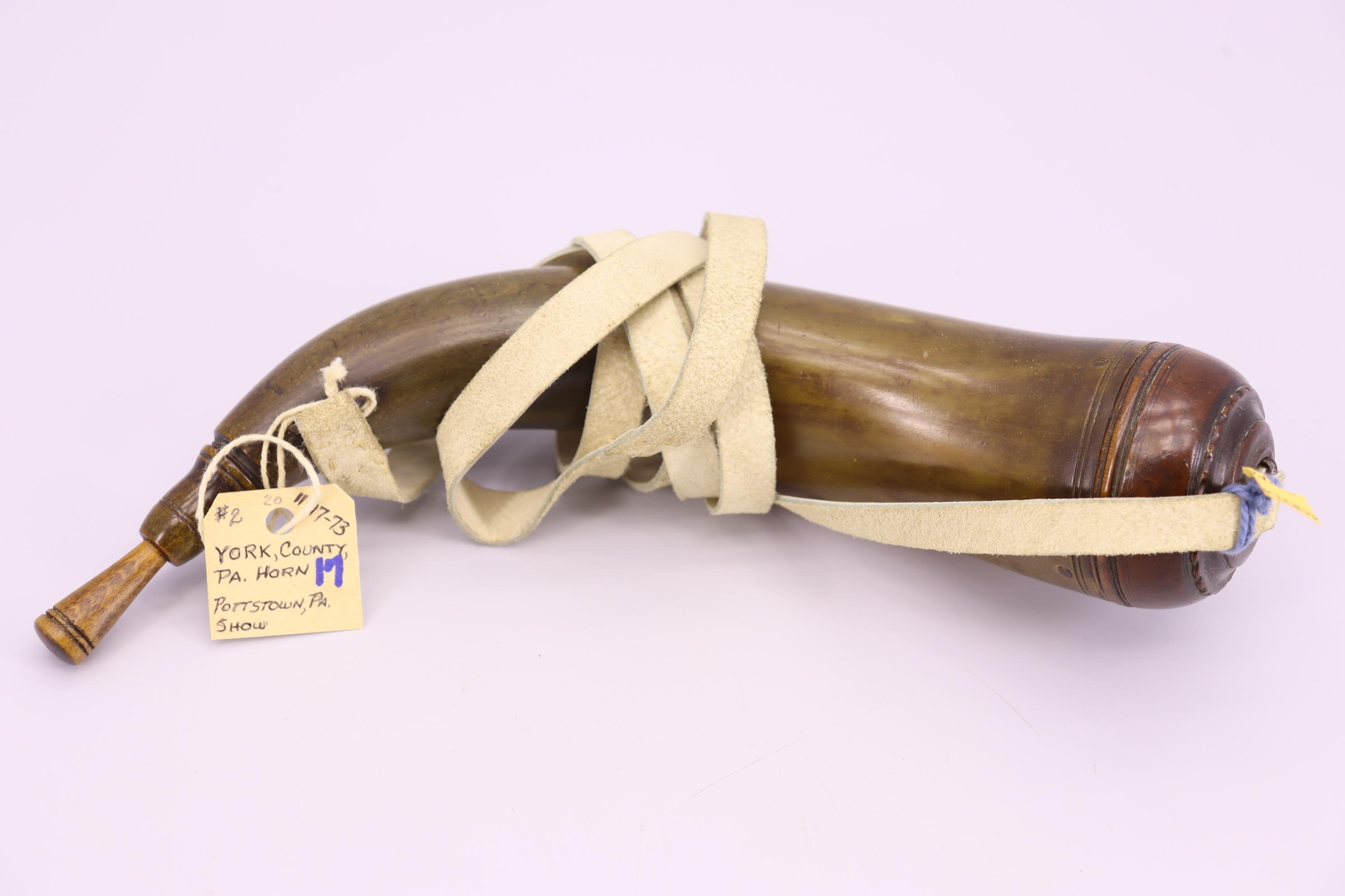 Original York County Powder Horn