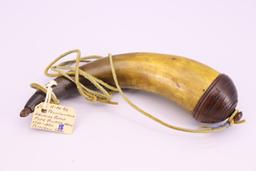 PA Kentucky Rifle Type Powder Horn 1750-1820 Circa