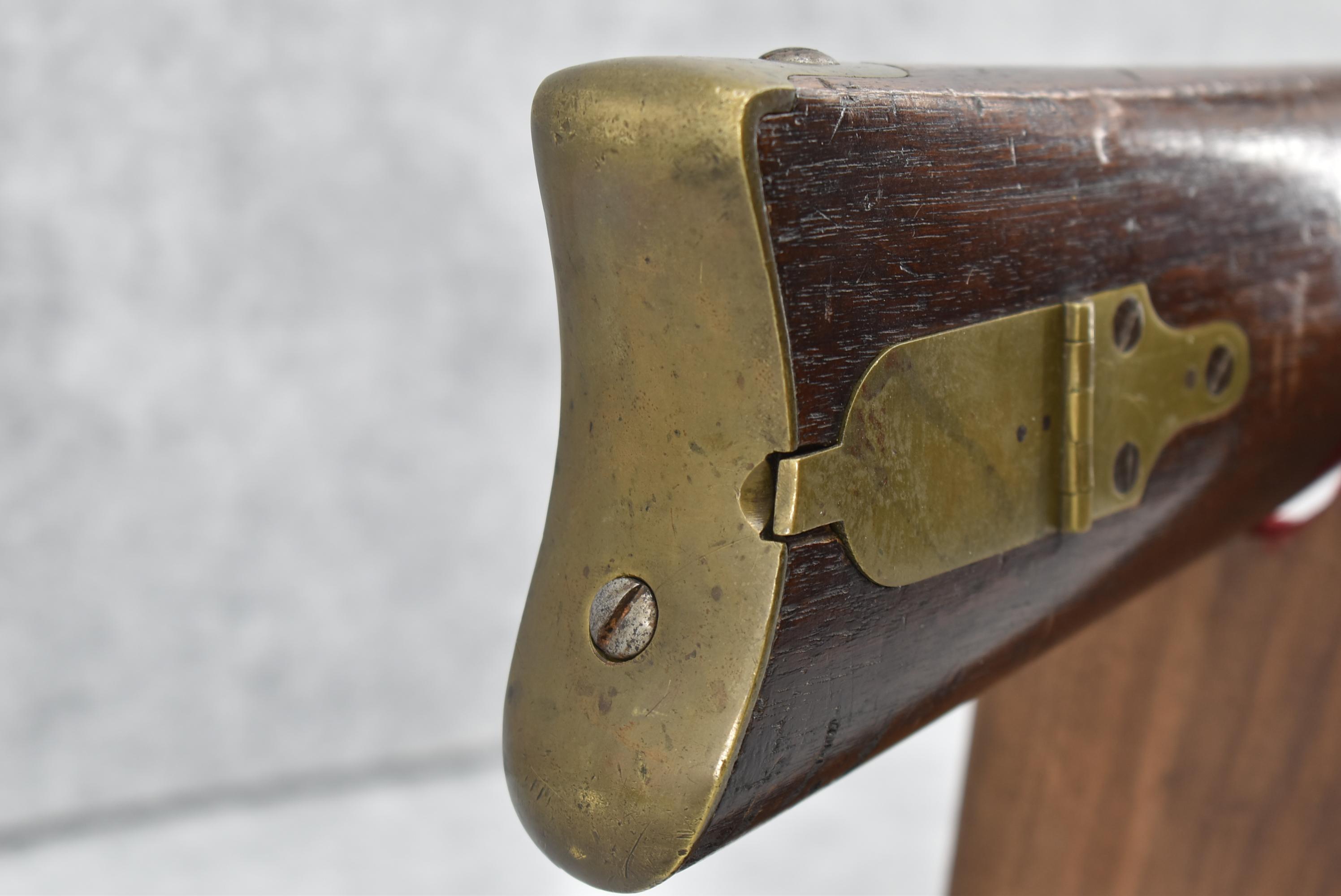 J.H. Merrill (Baltimore) – Serial #294 – 54 Cal. Breech Loading Percussion Carbine – Great Low Seria