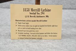 J.H. Merrill (Baltimore) – Serial #294 – 54 Cal. Breech Loading Percussion Carbine – Great Low Seria